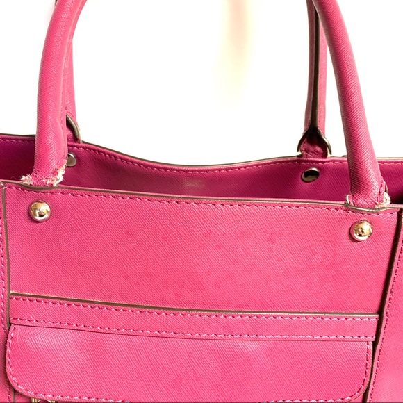 50 Rebecca Minkoff Large MAB Magenta Zip Tote Bag - Picture 7 of 8